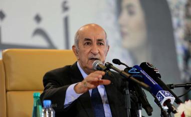Algerian President Abdelmadjid Tebboune 