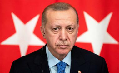 الرئيسان الفرنسي امانويل ماكرون والتركي رجب طيب اردوغان