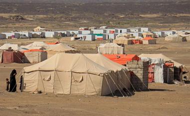Thousands of displaced people are at risk