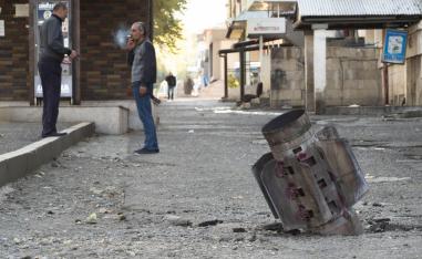 قذيفة غير منفجرة في ناغورني قرة باغ