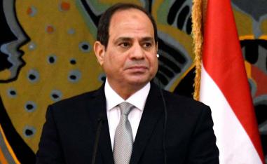 Sisi says he firmly rejects any form of violence or terrorism from anyone in the name of defending religion