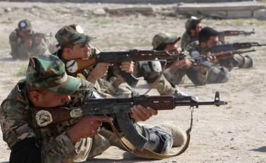 مسلحون من الحشد الشعبي العراقي