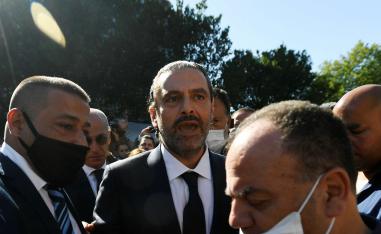 سعد الحريري رئيس الوزراء اللبناني المكلف وزعيم تيار المستقبل