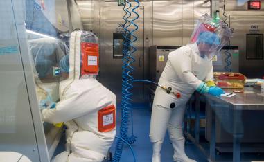  مختبر لعلم الفيروسات في ووهان