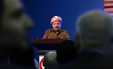 رئيس كردستان السابق مسعود بارزاني