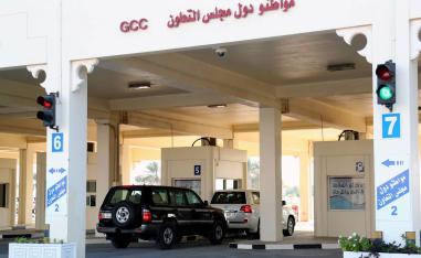 معبر سلوى/أبو سمرة بين السعودية وقطر بعد ان اعيد افتتاحه