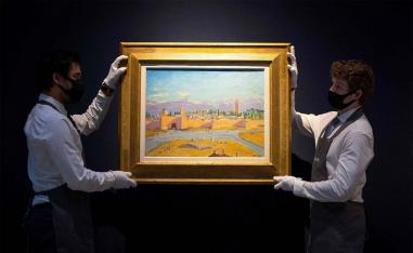 It is the only painting that Britain’s wartime PM completed during 1939-45 World War II