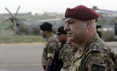 Aoun referred to budget cuts to the army over the past few years 