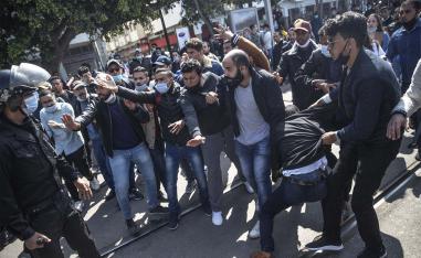 Authorities have banned the protest due to coronavirus restrictions on large gatherings
