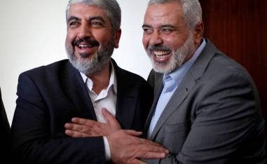 زعيما حماس إسماعيل هنية وخالد مشعل