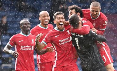 مباراة ليفربول ووست بروميتش