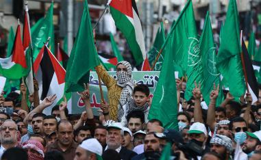 الأردنيون نظموا وقفات احتجاجية تنديدا بالعدوان الإسرائيلي على الفلسطينيين  