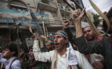 International officials and analysts say Iran has increased its material support to Yemen's Houthi rebels