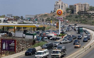 Long queues at petrol stations across Lebanon
