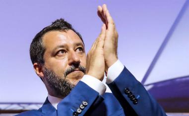 Head of Italy’s League party and former Deputy Prime Minister Matteo Salvini