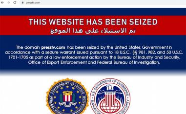 33 websites used by the Iranian Islamic Radio and Television Union and three websites operated by the Iran-backed Kataib Hezbollah militia seized