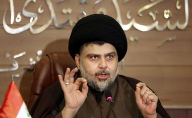 رجل الدين العراقي الشيعي مقتدى الصدر 