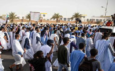 المحتجون الموريتانيون
