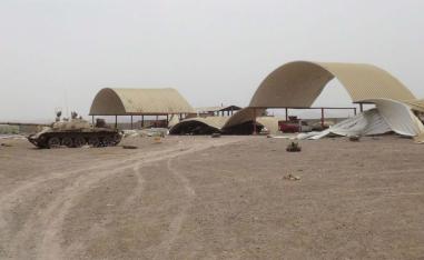 The Houthi rebels have carried out several attacks using armed drones and ballistic missiles on the al-Anad military base