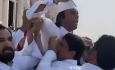 تظاهرة احتجاج لآل مرة في قطر