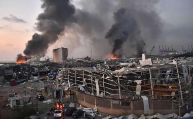 انفجار مرفا بيروت
