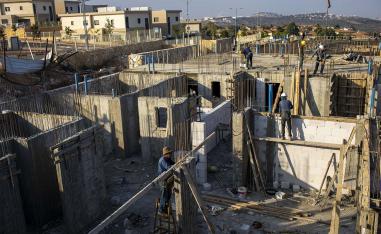 THe Palestinian Authority said the new settlement plans could have a catastrophic impact on chances to make peace on the basis of the two-state solution 