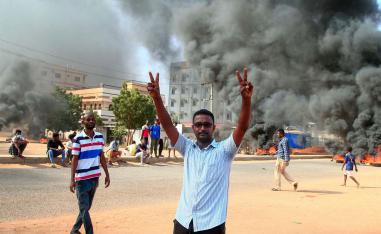 At least 12 protesters were wounded in the anti-military demanstrations