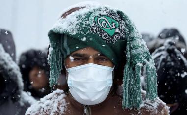 Braving the harsh conditions in Belarus to seek a better life in Europe