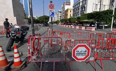 The attacker was spotted walking up and down Habib Bourguiba Avenue