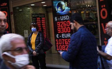 The lira has lost more than 30% of its value since the start of the year, severely eroding Turkish consumers' purchasing power