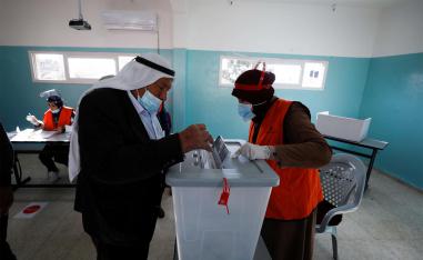 More than 400,000 Palestinians are eligible to cast ballots for representatives in 154 village councils in the West Bank