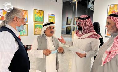 الفنان التشكيلي السعودي سعيد محمد العلاوي