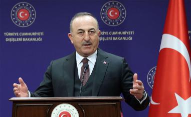 Cavusoglu says Turkey will not turn its back on its commitment to a Palestinian state