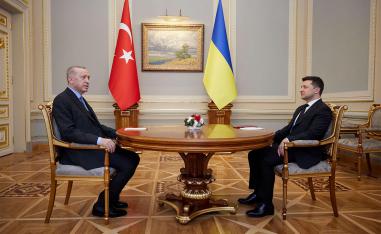 Erdogan met Ukrainian counterpart Volodymyr Zelenskiy in Kyiv 