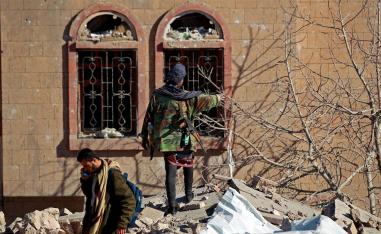 The bombing targeted a ground station for satellites in the vicinity of the telecommunication ministry in Sanaa