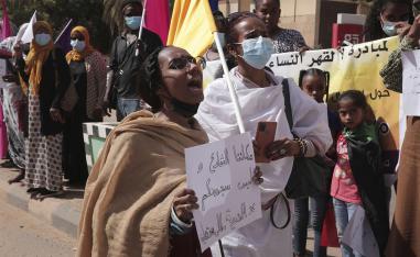 Protesters demand the release of all detainees