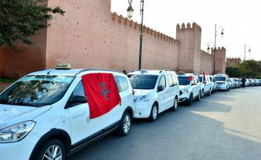 Taxis on strike