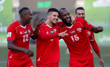 الفوز الثاني تواليا لفلسطين