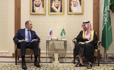 Lavrov met Saudi counterpart Prince Faisal bin Farhan Al Saud 