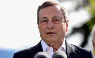 Italian Premier Mario Draghi 