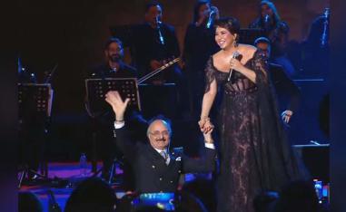 الفنانة شيرين عبد الوهاب على ركح مسرح قرطاج