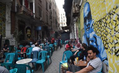 مقهى في القاهرة