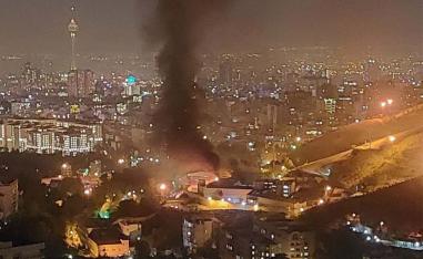 The prison fire occurred as protesters intensified anti-government protests across Iran