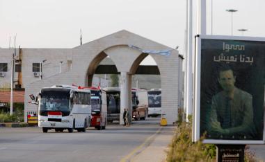 معبر جديدة يابوس بين سوريا ولبنان