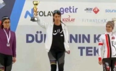 Iran’s sports ministry said Mardani had taken part in a "personal" capacity in the Istanbul competition
