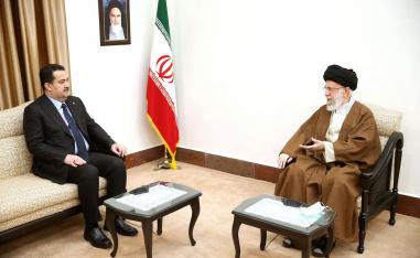 المرشد الأعلى علي خامنئي يستقبل رئيس الوزراء العراقي محمد شياع السوداني