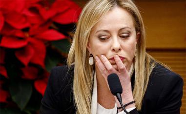 Italy's Prime Minister Giorgia Meloni 