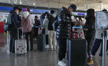 Travellers arriving from China must provide a negative COVID-19 test result taken within 48 hours of departure