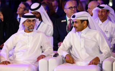 UAE Energy Minister (L) says more investment is needed in gas as a base load