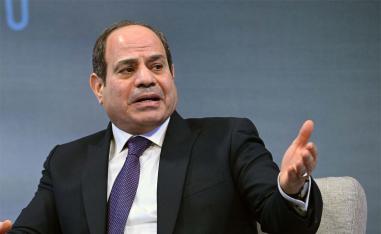 Sisi said his government would continue its efforts to maintain calm between Israel and the Palestinians
